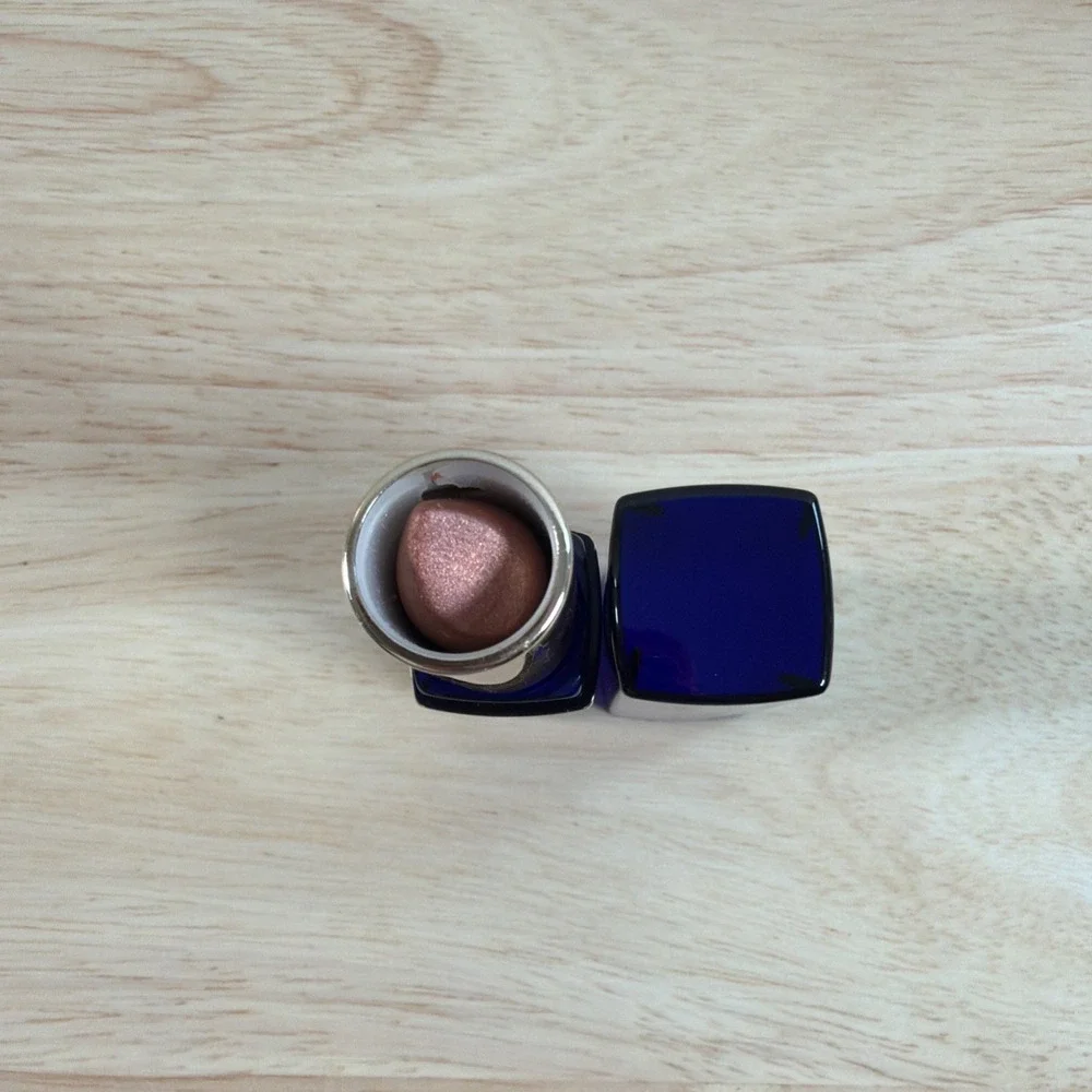 Estee Lauder Pure Color Long Lasting Lipstick 165 Pure Copper Gold & Blue Tube